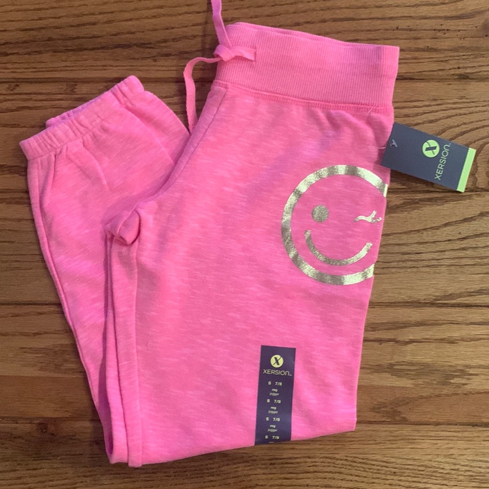 Xersion girls sweatpants 7/8 NWT